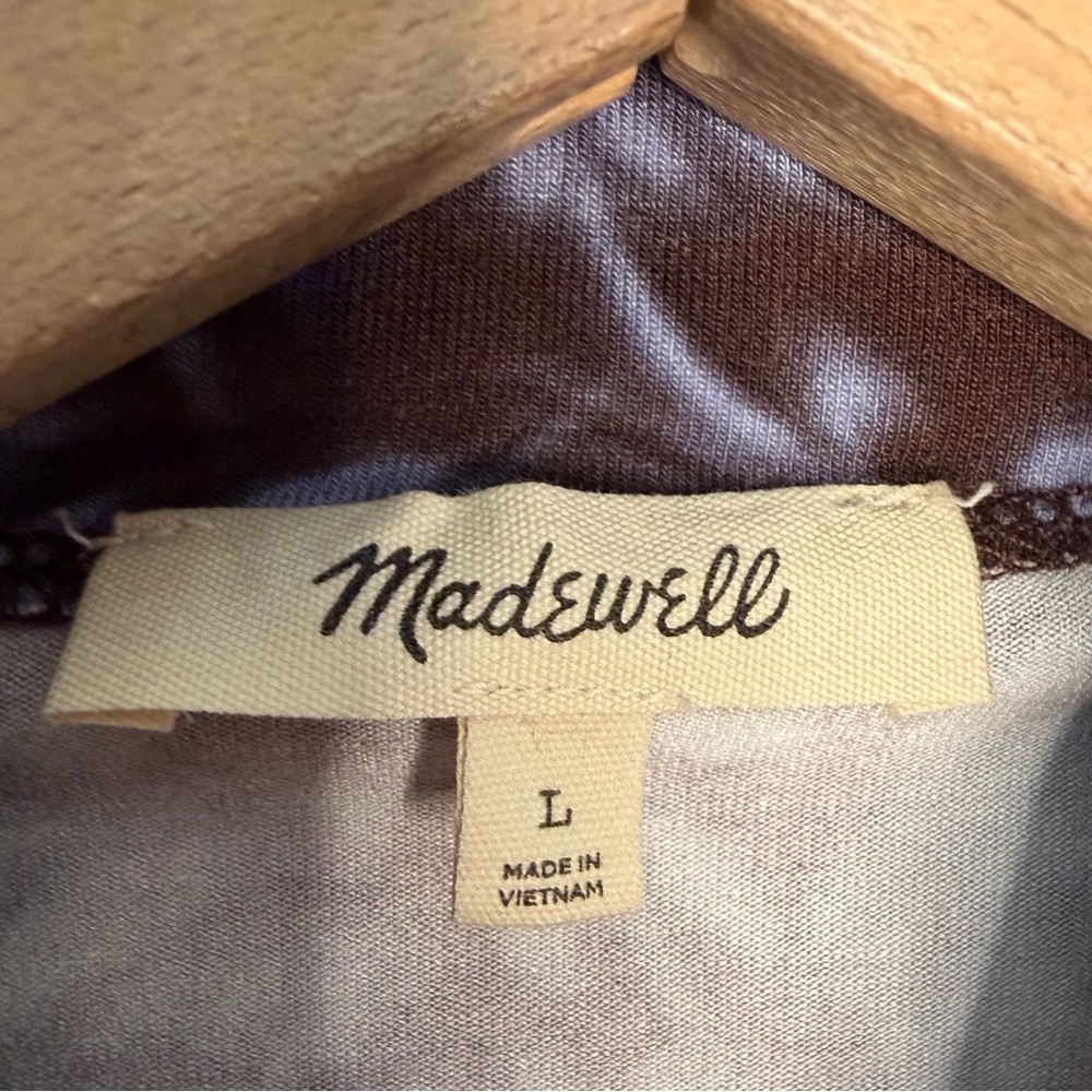 Madewell Drapey Mockneck Top Floral Drapey Pull-on Midi Skirt Set Size Large - Picture 10 of 13